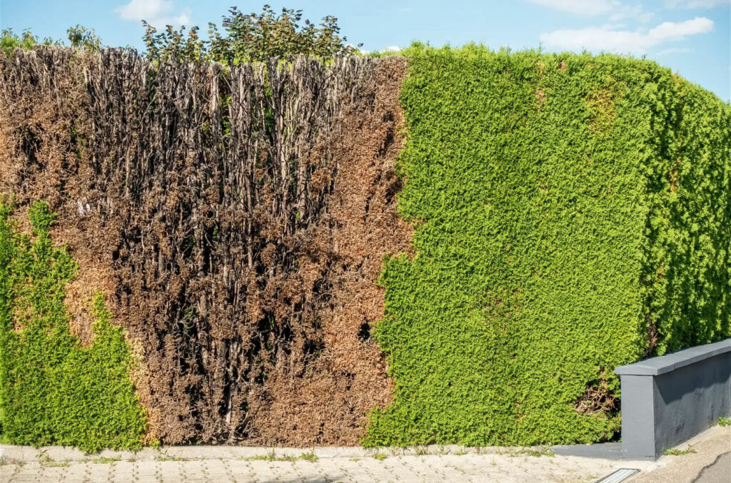 thuja trieb zweigsterben